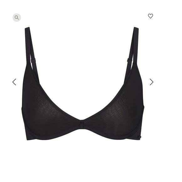 Skims Black Weightless Scoop Bra Size 32C - Picture 10 of 10
